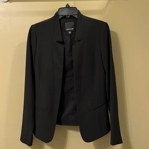 Trouvé black polyester/spandex blazer from Nordstrom